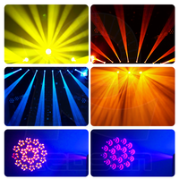 Redsun Beam Classic, Luz Móvil LED de 200W, Efecto de Escenario con Rotación DMX, con Anillo DMX, Equipo para DJ