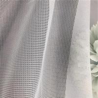 Tissu en maille de nylon 100% respirant et léger de 35 g/m², blanc, pour robes de soirée et robes à paillettes, tissu en tulle, tissu en dentelle