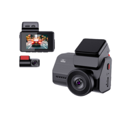 Caméra embarquée 4K IPS de haute qualité avec GPS, capteur Sony, Wi-Fi, multilingue, ultra grand angle, enregistrement en boucle 1080P, caméra de voiture cachée, garantie 1 an