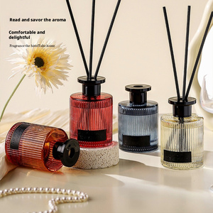 Diffuseur de parfum en verre à bâtonnets, sans <span class=keywords><strong>alcool</strong></span>, longue durée, parfum frais, désodorisant d'ambiance pour la maison et la salle de bain - Product Image 1