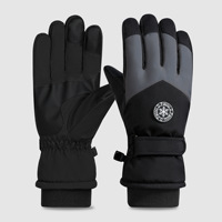 Gants de ski unisexes pour couple, hiver, écran tactile, imperméables, doublure polaire PVC, thermiques, coupe-vent, ajustement réglable, hommes femmes