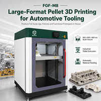 Imprimante 3D industrielle à granulés avec PLA pour la production de gabarits et d'outils automobiles, la fabrication de prototypes, compatible Windows OS
