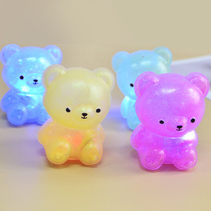 Factory Wholesale New Bear Animal Decompression Pinch Soft Rubber <b>Squeeze</b> Vent <b>Ball</b> Luminous Toy Squishy Toys DMG - Product Image 4