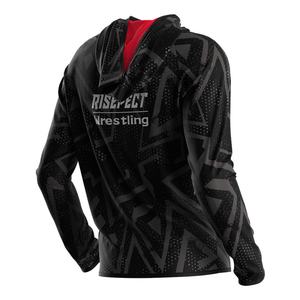 Sudadera con capucha y cremallera unisex de moda para lucha libre, sublimada, al por mayor, para hombre - Product Image 2