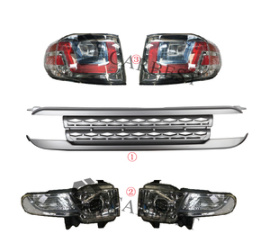 CARBEST Kit carrozzeria di alta qualità per aggiornamento <span class=keywords><strong>Land</strong></span> Cruiser FJ 08-18 stile <span class=keywords><strong>Evoque</strong></span> 2016 - Product Image 1