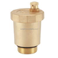 Soupape de sécurité haute température TOT Factory GL-AV1001 DN15 1/2\" en laiton avec joint PTFE, purgeur d'air automatique pour eau