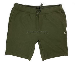 Short en coton mélangé pour hommes, Double tricot pour hommes, vêtement athlétique, décontracté, confortable, doux, design personnalisé avec broderie - Product Image 2