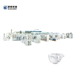 Machine de fabrication de <span class=keywords><strong>couches</strong></span> pour bébés entièrement automatique à <span class=keywords><strong>prix</strong></span> d'usine ligne de production de <span class=keywords><strong>couches</strong></span> pour bébés - Product Image 1