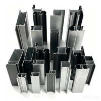Profilés d'extrusion robustes en aluminium pour fenêtres coulissantes multi-voies à double vitrage, étanches et de fabrication industrielle