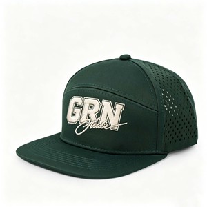 หมวกแก๊ปปักลายโลโก้ขายส่ง ออกแบบหมวก Snapback หมวก Snapback แบบกำหนดเอง โครงสร้าง 6 แผง - Product Image 3