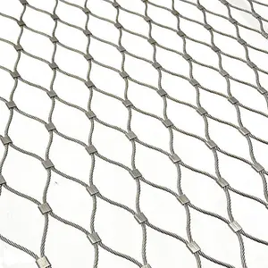 Clôture de protection d'escalier Filet d'escalade polyvalent pour plantes de jardin Filet pour cage d'animaux Filet flexible en acier inoxydable
