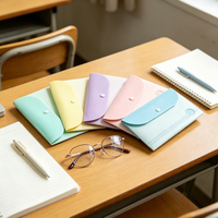 Enveloppes en plastique pour bureau scolaire, pochettes polyvalentes, classeurs format DL/CHECK, enveloppes porte-documents avec poche pour étiquette