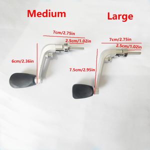 Moulinet de pêche poignée métal culbuteur poignée filature moulinet pièces de rechange avec bouton <span class=keywords><strong>EVA</strong></span> pêche filature moulinet poignée - Product Image 6