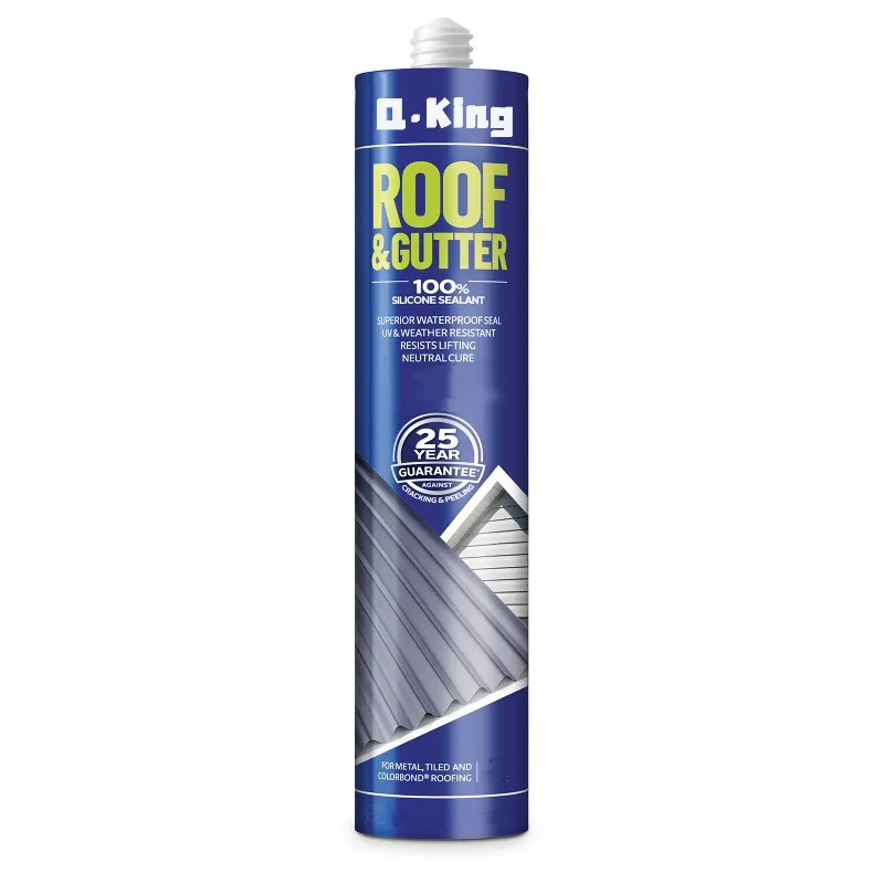 A grade neutral cure age resistance roof and gutter silicone sealant used for aluminum