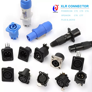 Enchufe de altavoz de audio de 4 polos Twist Lock Speakon Conector macho Contacto de cobre Carcasa ABS - Product Image 4