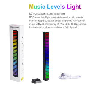 Đèn Âm Nhạc LED RGB Có Thể Sạc Lại Không Dây Cho Máy Tính Xe Hơi Kích Hoạt Bằng Giọng Nói - Product Image 2