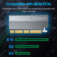 مصنع JEYI gb PCIe ie nrvme محول بطاقة M.2 SSD Gen4/3/حاوية أقراص صلبة متوافقة مع دروبشيبينغ مدعومة