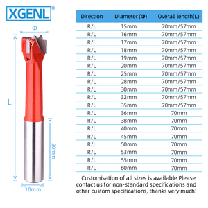 Xgenl forstner bản lề Khoan Bits chế biến gỗ khoan lỗ gỗ khoan <span class=keywords><strong>bit</strong></span> Opener Công cụ Cắt cho máy móc gỗ - Product Image 4