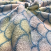 Dernière conception de couverture pour bébé en tissu polaire imprimé, 100 % fibre de polyester, texture douce