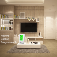 Termostato Inteligente Automático de Nuevo Diseño 2026, Termostático Programable de 230V, Ecológico y Resistente al Fuego para Sala de Estar