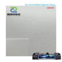 Toile en polyester scintillant éco-solvant 280 g/m² Toile d'impression d'art/photographie pour la décoration de la maison/galerie et les projets d'art