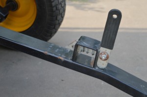 Longwin-005 2-bánh xe thép trang trại Giao thông vận tải ATV Wagon ngoài trời Vườn Trailer cho tow-phía sau xe máy 295kg Tải công suất - Product Image 4