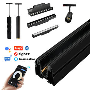 Système d'éclairage sur rail magnétique populaire 48V, éclairage sur rail de <span class=keywords><strong>plafond</strong></span> à tension magnétique, LED à rail magnétique dissimulé et en surface 90 - Product Image 2