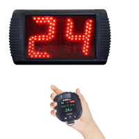Cronómetro Portátil Digital de 5 Pulgadas para Cancha de Baloncesto, Temporizador de Tiro de 24 Segundos, Contador de Cuenta Regresiva Personalizable de 0 a 99 Segundos