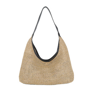Woven <b>Large</b> Capacity Handbag Korean Ins Style Fashion Tote Bag Elegant Casual Underarm Bag For Daily Use - Product Image 5