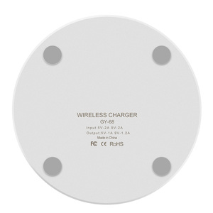 Vente en gros 10W universel rond chargeur rapide téléphone portable chargeur sans fil Pad pour Iphone/pour <span class=keywords><strong>Samsung</strong></span> - Product Image 5