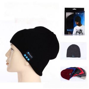 Bonnet d'hiver Bluetooth chaud et tendance pour hommes et femmes, 22*20*2cm, idéal pour l'ASMR, l'écoute de musique et les chansons apaisantes - Product Image 1