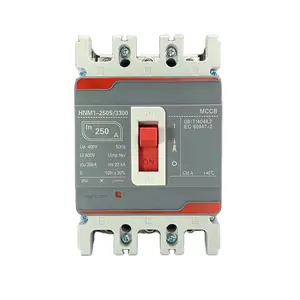 Triplo palo interno elettronico regolabile AC440V interruttore fisso aria stampato caso interruttore di circuito 3 poli elettrico mccb 3p 400a