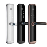 Remote Control Smartlock Dool Kunci Keamanan Kunci Pintu Pintar Tanggam Pintu Grendel Handle dengan Kunci Elektronik & Kunci Tuya Ttlock