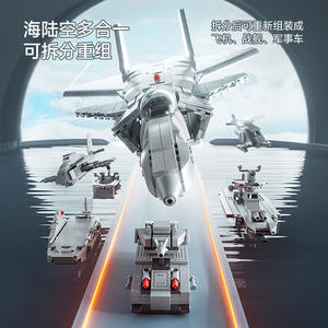 J-20 aerei da caccia DIY blocco di costruzione <span class=keywords><strong>Set</strong></span> educativo giocattolo per ragazzi di plastica piccole particelle compatibili con per <span class=keywords><strong>Lego</strong></span> all'ingrosso - Product Image 2