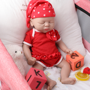 Muñecas Bebé <span class=keywords><strong>Reborn</strong></span> Realistas de 14 Pulgadas con <span class=keywords><strong>Ojos</strong></span> <span class=keywords><strong>Cerrados</strong></span> y Cuerpo Completo de Silicona - Product Image 2