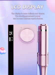 Taladro de <span class=keywords><strong>uñas</strong></span> profesional <span class=keywords><strong>2022</strong></span>, brocas de plástico de alta calidad, 35000 RPM, precio barato - Product Image 2