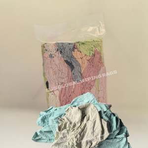 Trapos Industriales Multicolor de 25 Kg y 10 Kg, Trapos de Algodón Reciclado de Color Claro, Trapos de Limpieza Industriales - Product Image 1