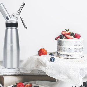 Aluminum Alloy Cake Top Decoration Gun Whip <b>Cream</b> Charger Stainless Steel Whipped <b>Cream</b> for Cake - Product Image 4