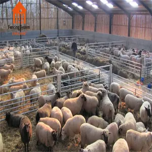 Horse Sheep Stockyard Corral Panel Yard Gate Tracteur Supply Panneau de clôture pour le bétail galvanisé Acier métallique Clôture pour le bétail galvanisé