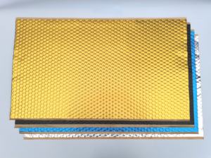 Alfombrilla de amortiguación, ngine lation nsulation Foam con lámina luminosa - Product Image 3