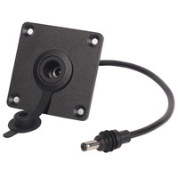 Conector de Alimentación de 5.5mm para Montaje en Panel, Compatible con Starlink Mini, Cable de Alimentación Hembra de 2.1mm para Uso en Autocaravanas, Camionetas, Autobuses, Embarcaciones Marinas