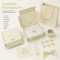 Boîtes d'expédition en carton ondulé avec film mat doux au toucher, fermeture autocollante personnalisée, couleur crème jaune, bande de déchirure à glissière