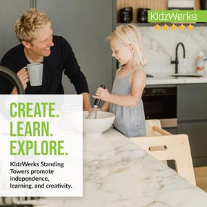 Sgabello Montessori regolabile in legno naturale <span class=keywords><strong>per</strong></span> bambini a gradino da cucina <span class=keywords><strong>per</strong></span> bambini <span class=keywords><strong>per</strong></span> bambini con piattaforma in piedi <span class=keywords><strong>sedia</strong></span> a misura di bambino - Product Image 6