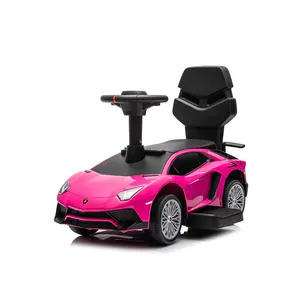 ได้รับใบอนุญาต Lamborghini เด็กเท้าถึงพื้นรถ Unisex Ride-On Push ของเล่นสําหรับเด็ก 2-4 ปีรุ่นร้อนทําจากพลาสติกแบตเตอรี่-ขับเคลื่อน