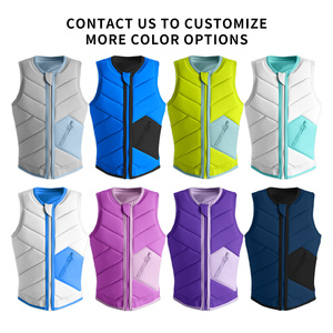 Tùy Chỉnh Wakeboard Vest Neoprene Nổi Cuộc Sống Áo Khoác Tác động Vest Trọng Lượng Nhẹ Surf Pwc Cho Máy Bay Phản Lực Thuyền Trượt Tuyết Thuyền Thể Thao Nước Dành Cho Người Lớn - Product Image 3