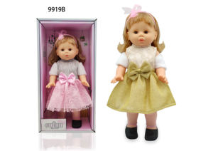 16-Inch Blaasgevormde Lichaam + Voeten Vinyl Handen + Ic Chip Babypop Meisjesstijl Modepop - Product Image 2