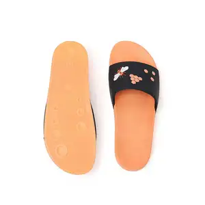Unisex Hard-Wearing Beach Sandals With Custom Logo Factory Made Slide Slippers For All