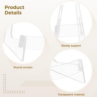 Support de sol en acrylique transparent pour instruments de musique, pour ukulélé, violon, mini-guitares