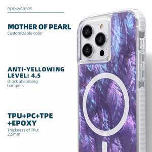 Coque de téléphone pour iPhone 13 14 12 11 Pro Max, mode luxe, magnétique, antichoc, silicone, bordure de téléphone portable - Product Image 2