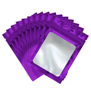 100% Biodegradable ज़िप पैकेजिंग पाउच पन्नी अटे प्लास्टिक खाद्य छोटे लपेटें पाउच लिफाफा पैकिंग खाली चाय बैग